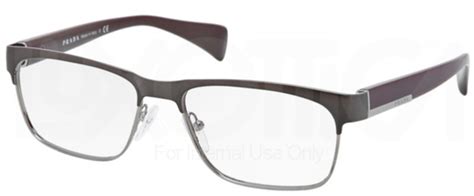 glasses comparable to prada la8-101|Prada PR 61PV LA8/1O1 Eyeglasses in Ruthenium Havana.